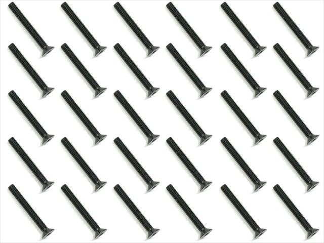 3x25 スチールヘックス皿ストロングビス(30本入)皿頭JIS仕様 3x25 Steel Steel hex Strong Flat Head Screw (30 pcs.) plate head JIS specification