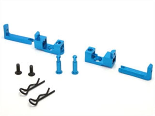 Quick Battery Fastener for Tamiya TA06, Blue