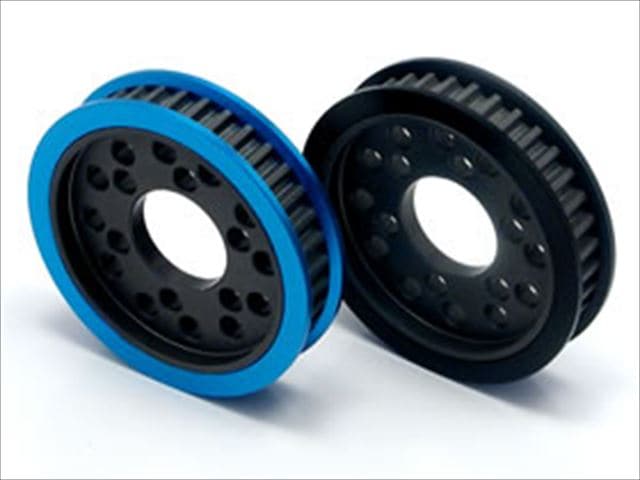 Aluminum Front 1WAY Pulley 37T(Blue) (for Tamiya TA05& Drift Conversion SP)
