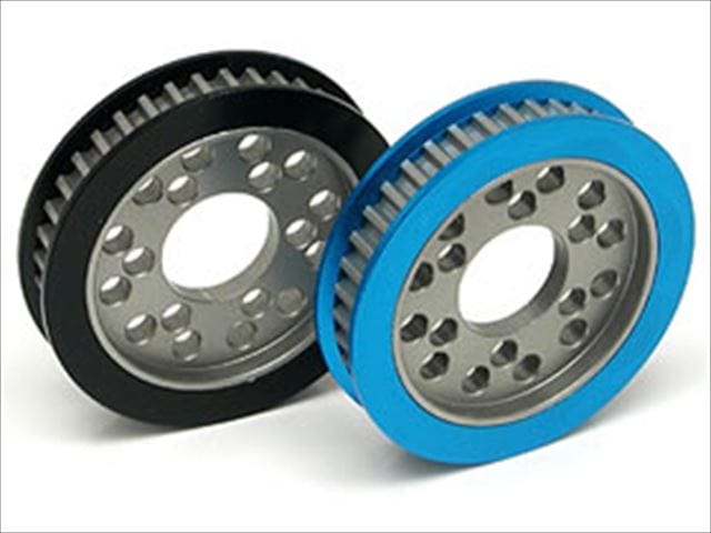 Aluminum Front Differential Pulley 39T(Blue (for Tamiya TA05& Drift Conversion SP)
