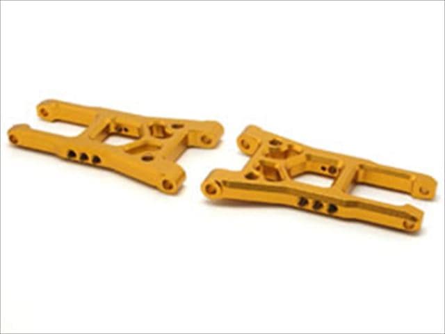Aluminum Front Short Reversible Suspension Arms for Tamiya TB-03/TA05-VDF, Gold