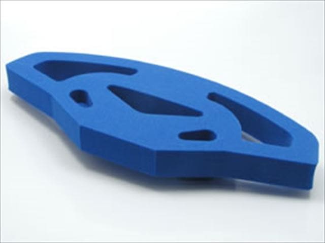EVA urethane bumper for Tamiya TT-01 blue