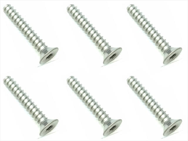 3×18 チタンヘックス皿タッピングビス 6本入 3×18 Titanium hex Flat tapping screw (6 pcs.)