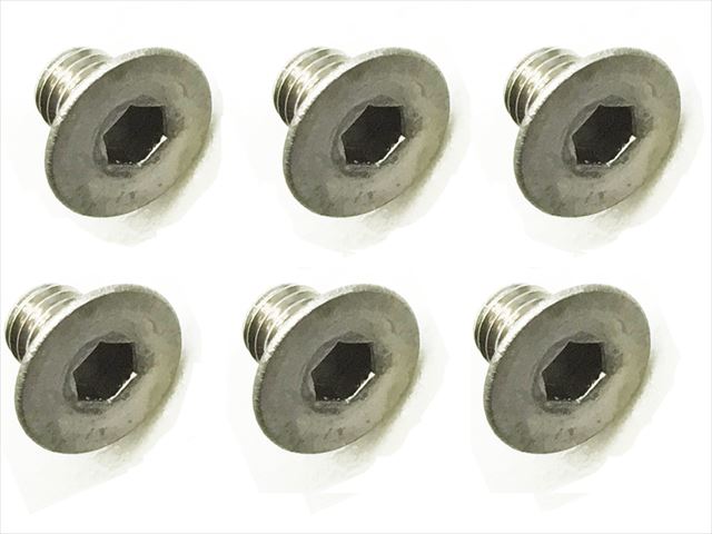 4x6 チタンヘックス皿ビス 6本入 4x6 Titanium hex Flat Head Screw (6 pcs.)