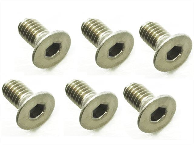 4x8 チタンヘックス皿ビス 6本入 4x8 Titanium hex Flat Head Screw (6 pcs.)