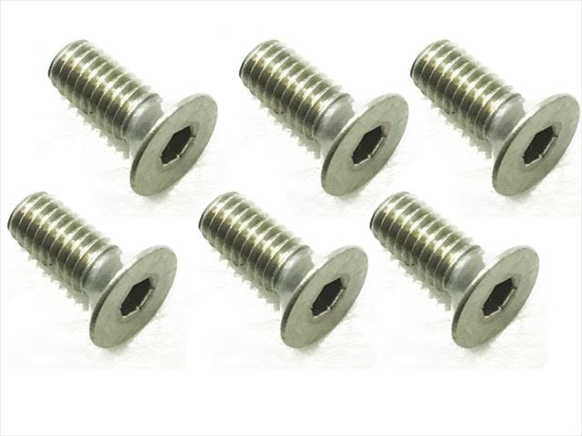 4×10 チタン皿ビス 6本入 4×10 Titanium Flat Head Screw (6 pcs.)