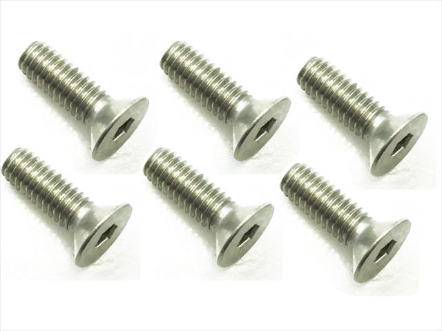 4×12 チタン皿ビス 6本入 4×12 Titanium Flat Head Screw (6 pcs.)