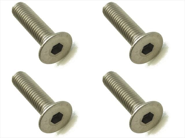 4x18 チタンヘックス皿ビス(4本入) 4x18 Titanium hex Flat Head Screw (4 pcs.)