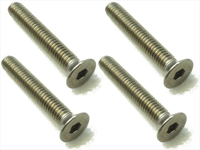 4x25ヘックス皿ビス 4本入 4x25 Hex Flat Head Screw (4 pcs.)