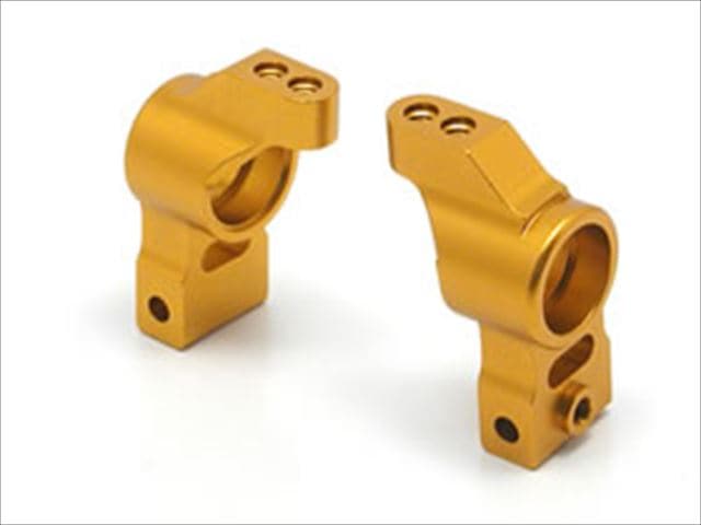 Aluminum Rear Hub TA-05Ver.II&(for SDC-104) Toe-In 0 Degrees Gold