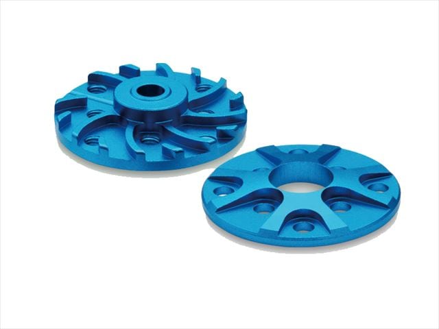 Aluminum Spur Gear Holder (for Tamiya TA05-VDF) Blue