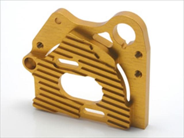 Motor Mount One-Piece Bulkhead (for Tamiya TA05-VDF) Gold