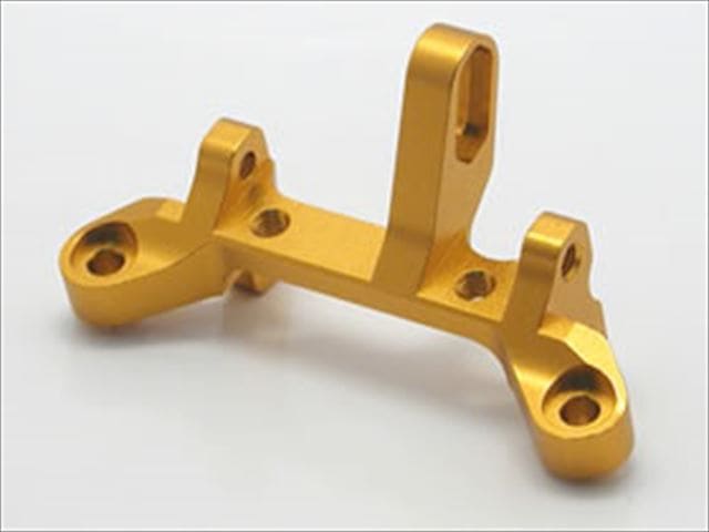 Aluminum Upper Frame Mount for Tamiya TA05-VDF, Rear, Gold