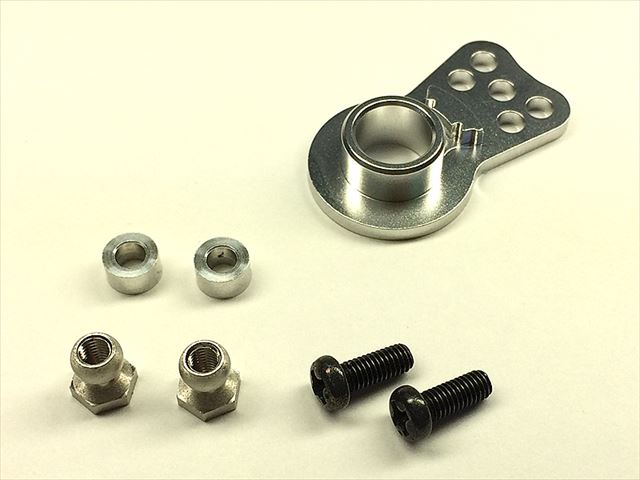 アルミサーボホーン(ハイトルクサーボセイバー用)WR-02,DT-04 シルバー Aluminum servo horn WR-02 ,DT-04(for high torque servo saver) silver