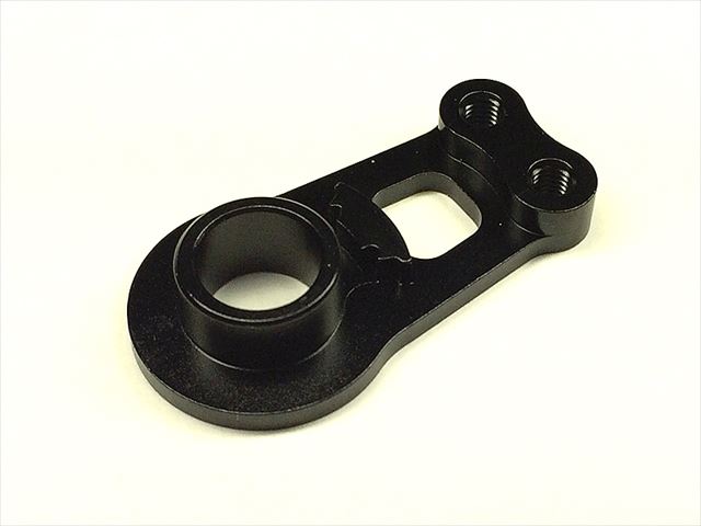 アルミサーボホーン(ハイトルクサーボセイバー用)WR-02G ブラック Aluminum servo horn WR-02G (for high torque servo saver) black