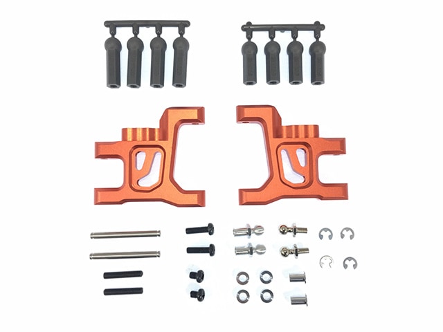 Wide Suspension Arm (for Aluminum Front)(for Tamiya Wild Willy 2) Champagne Red