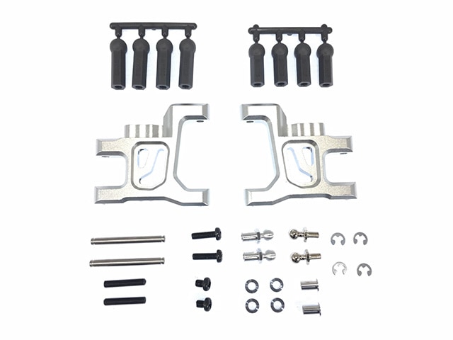 Wide Suspension Arm (for Aluminum Front)(for Tamiya Wild Willy 2) Silver