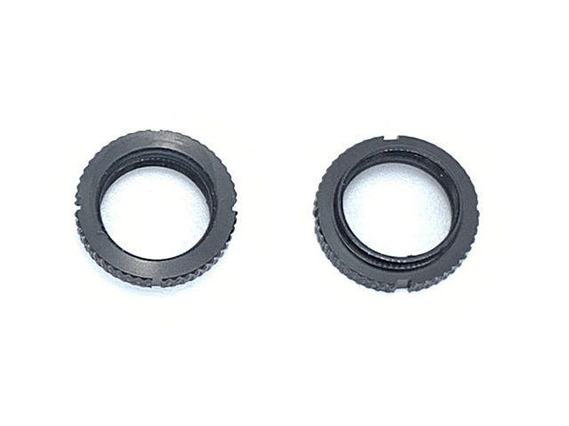 Aluminum Multi Spring Shock Absorber Adjuster Tamiya General-Purpose Black 2 pcs.