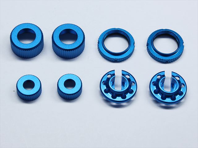 Aluminum Parts Set (for TRF Shock Absorber)(Blue) Tamiya General-Purpose