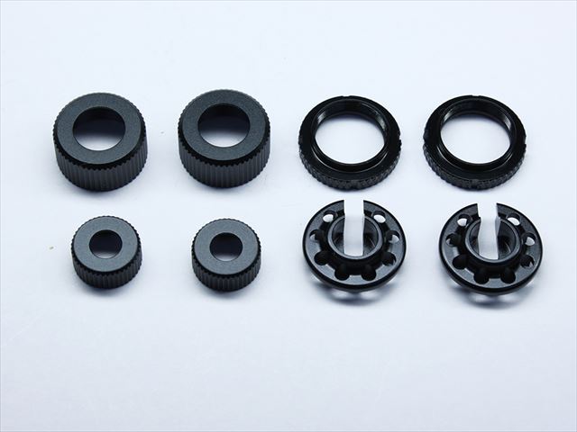 Aluminum Parts Set (for TRF Shock Absorber)(Black) Tamiya General-Purpose