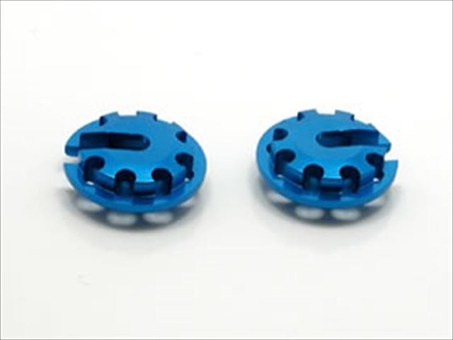 アルミダンパースプリングリテーナー タミヤ汎用 マルチスプリング仕様 Aluminum Damper Spring Retainer (Tamiya General Purpose) Multi Spring Specifications Blue