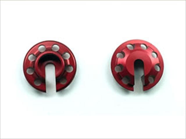 Shock Spring Retainer (Tamiya General-Purpose) Multi Spring Specification Red