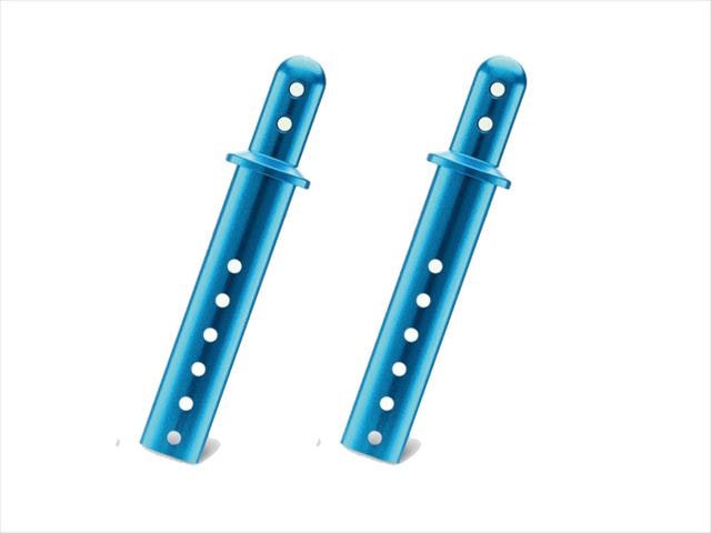 Aluminum Body Mount Cap L(Tamiya Blue)46L