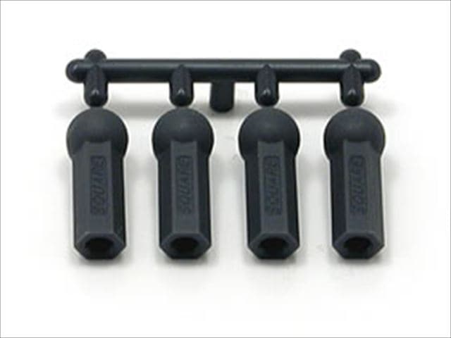 Heavy-Duty Rod End M Size (for Tamiya Ball Stud) Dark Gray