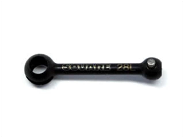 ハードスチールユニバーサルボーン(タミヤMF-01X用)28mm 1本入 Hard steel universal bone (for TAMIYA MF-01X)28mm 1 pcs.