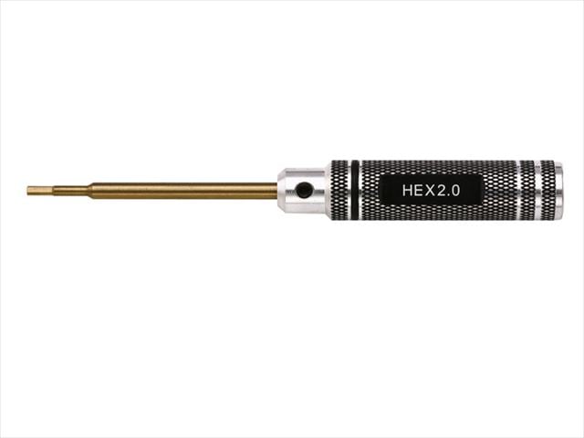 Takumi Mini Driver (2.0mm Hex Socket) High-Speed Steel Bit Titanium Coated Finish