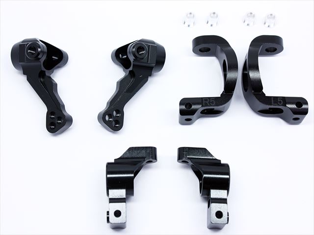 Aluminum Parts Black Limited Set for Tamiya TT-02 TYPE-S