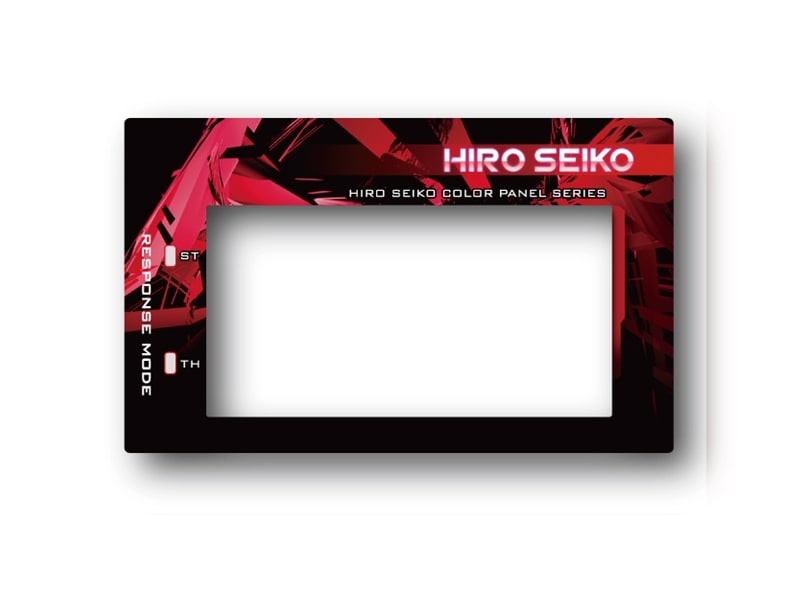 送信機用カラーパネル-B(Red)　サンワM12S用 Collar panel B(Red) for transmitter