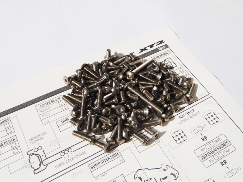 X Ray XT2 Titanium Hex Socket Screw Set X Ray XT2