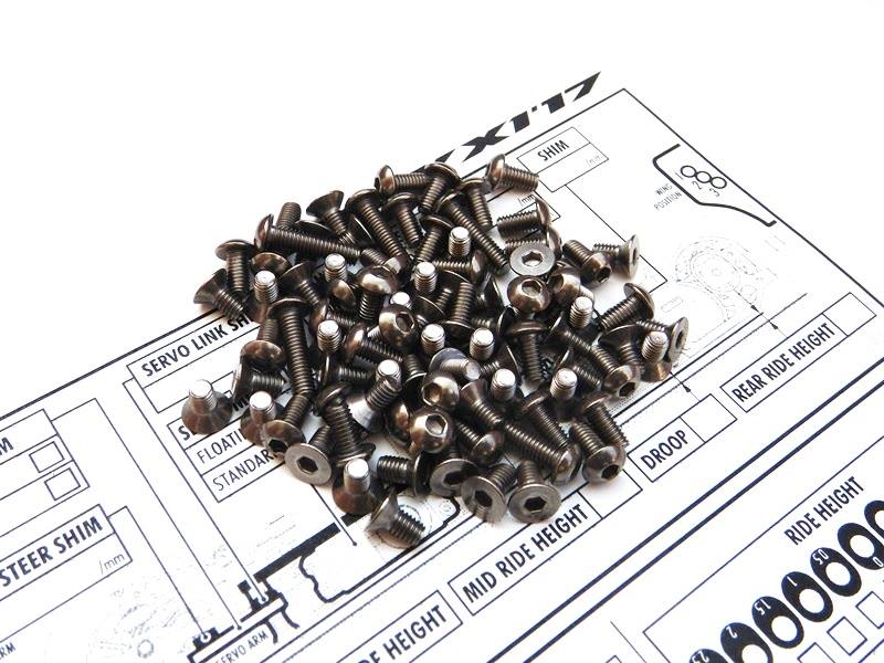 X Ray X1 2017 Titanium Hex Socket Screw Set X Ray X1