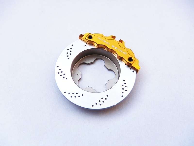 アルミブレーキディスク EVO-Ⅱ (ゴールド) Aluminum brake disk EVO- Ⅱ (gold)