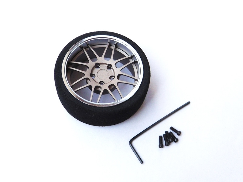 アルミステアリングMFホイール 8-Spoke (Fチタン/クロームリム) Aluminum steering wheel MF wheel 8- Spoke (F Titanium/chrome rim)