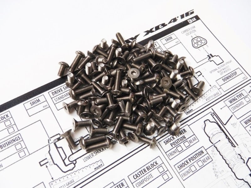 X Ray XB4 2016 Titanium Hex Socket Screw Set X Ray XB4