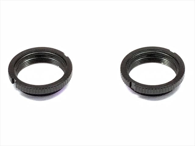Shock Spring Adjuster (for Tamiya SSBB Shock Absorber) Black 2 pcs.