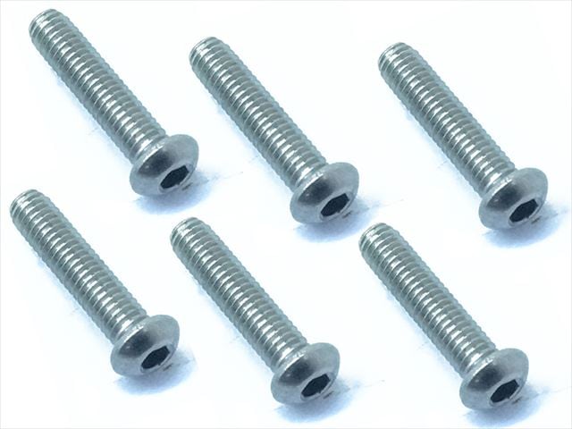 2.6X12 Titanium Hex Socket Button Head Screw (6 pcs.)