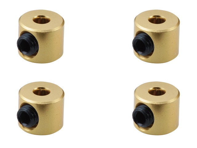 Aluminum Linkage Stopper Gold 4pcs