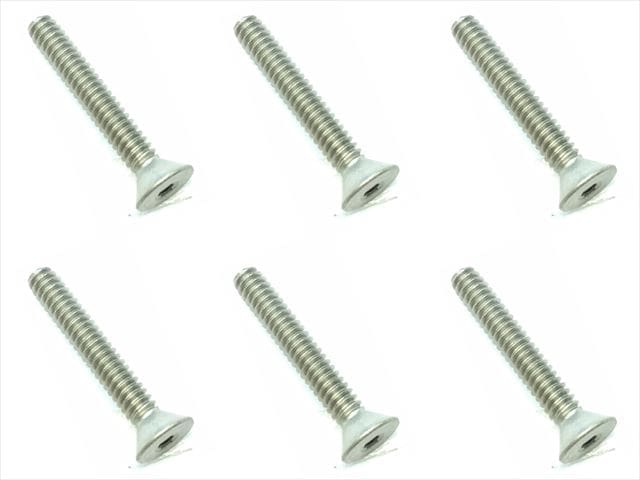 4-40 3/4インチ チタンヘックス皿ビス 6本入 4-40 3/4 Inch Titanium hex Flat Head Screw (6 pcs.)