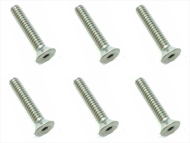 4-40 5/8 Countersunk Inch Titanium Screw (6 pcs.)