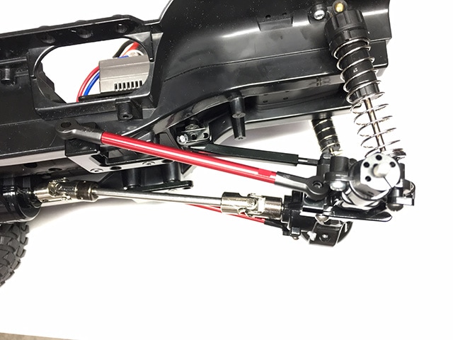 スクエアリヤリンクキット (ホイールベースL) タミヤCC-01用 Square Link Kit L (for TAMIYA CC-01)