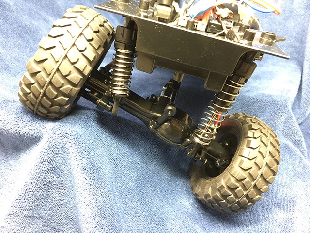 スクエアリヤリンクキット (ホイールベースL) タミヤCC-01用 Square Link Kit L (for TAMIYA CC-01)
