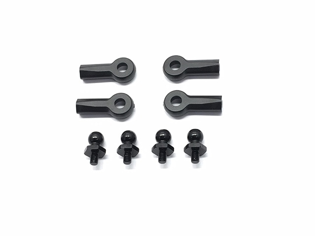 5.8mmフッソコートピロボールA&ロッドエンド 4個入 CCR-50スペア用
