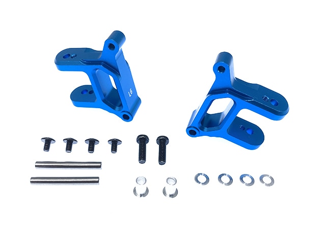 One-Piece Front Hub Carrier Caster Square 6 Degrees (for WR-02) (Blue) 6° in all-in-one