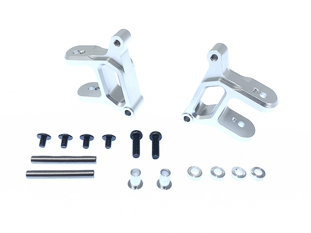One-Piece Front Hub Carrier Caster Square 6 Degrees (for WR-02) (Silver) 6° in all-in-one