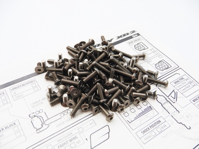 X RAY XB2C 2018 チタンヘックススクリューセット X Ray XB2C 2018 Titanium hex screw set