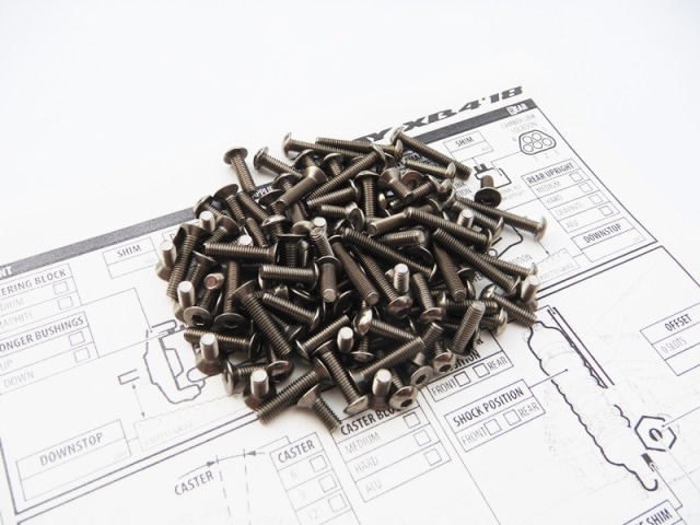 X RAY XB4 2018 チタンヘックススクリューセット X Ray XB4 2018 Titanium hex screw set