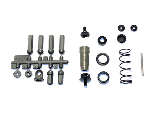 全長式プレシジョンピッチングダンパー Full-length precision pitching damper set (1/12 racing, F-1)